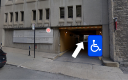 Accessible entrance